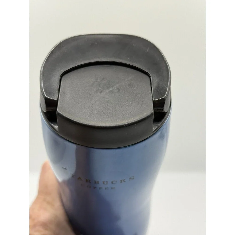 Starbucks Coffee 2006 Insulated Coffee Or Tea Travel Mug Tumbler Teal 16oz